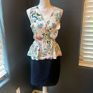 Dynamix‎ vintage mini pencil skirt